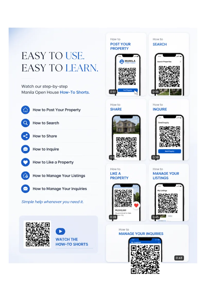 Easy to use, easy to learn how-to videos