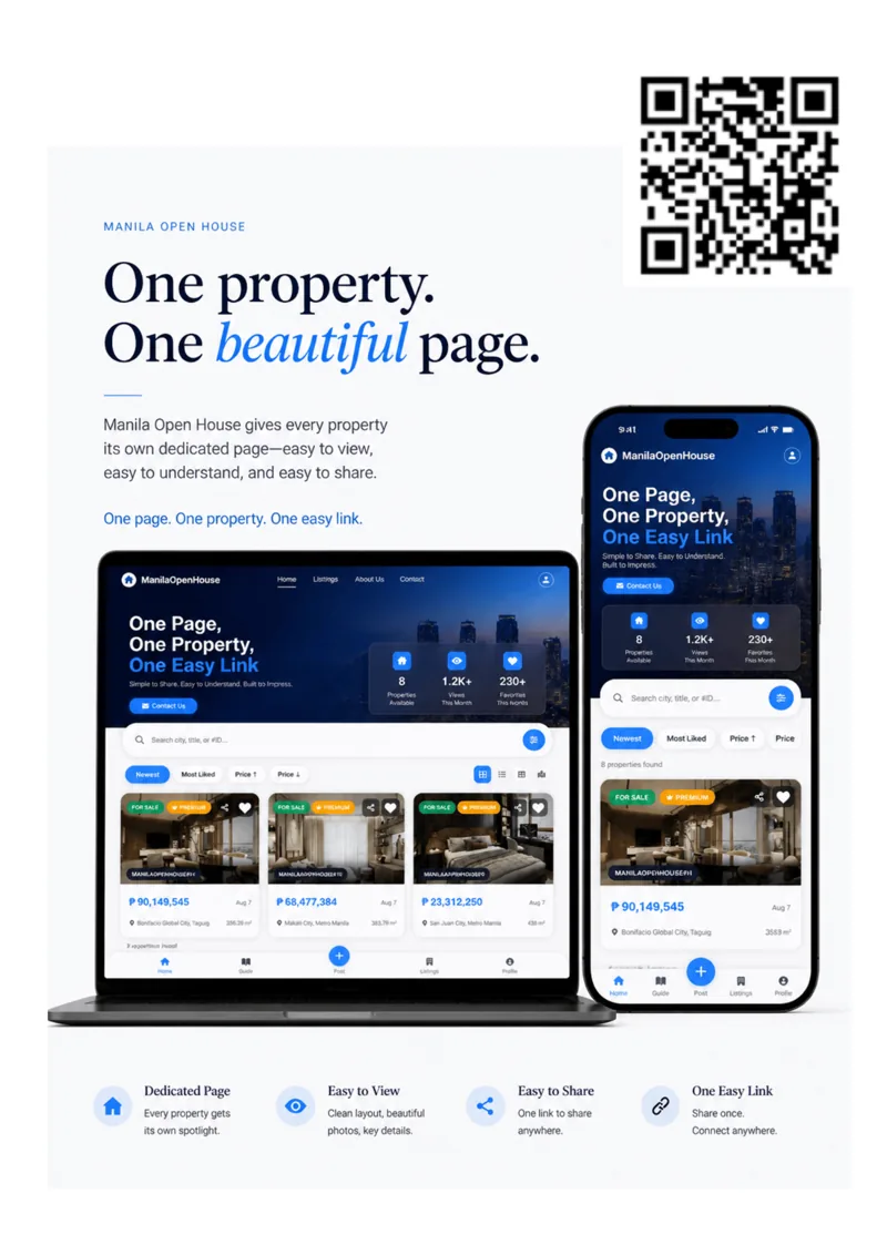 One property. One beautiful page.