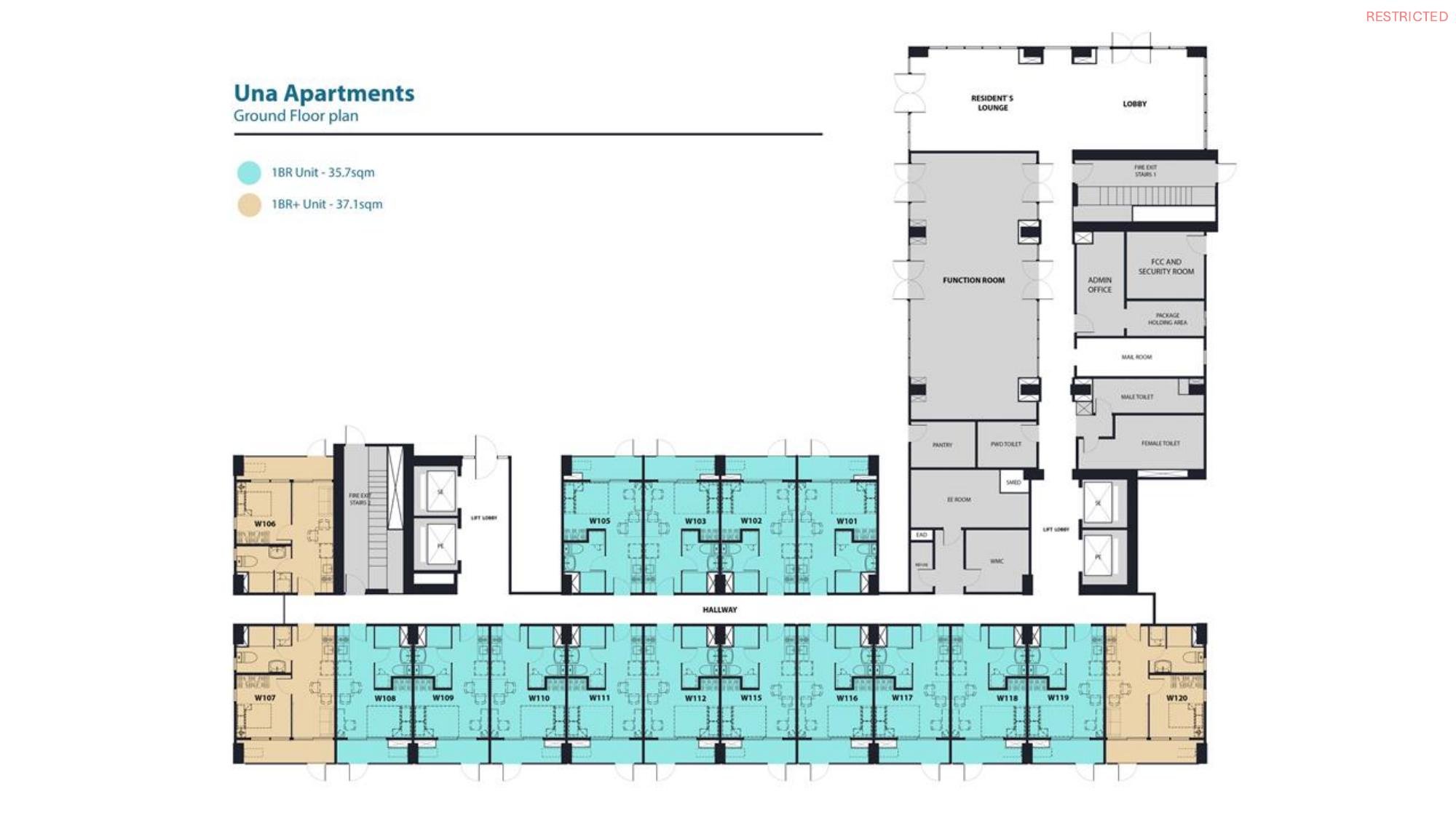 Una Apartments studio unit lifestyle slide 1