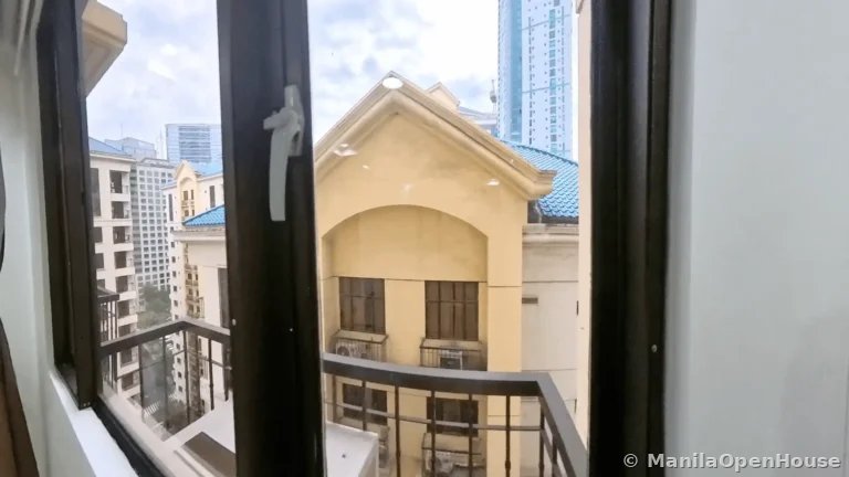 View from a Forbeswood Heights unit bedroom window