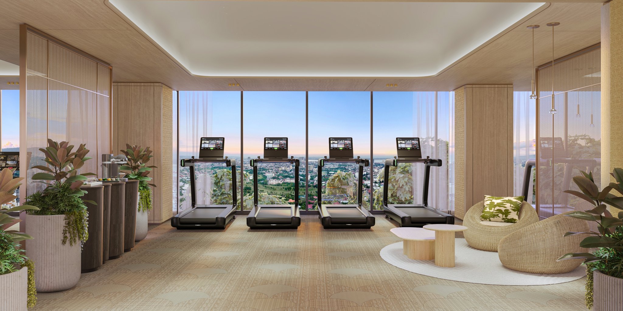 Shang Bauhinia Residences gym render