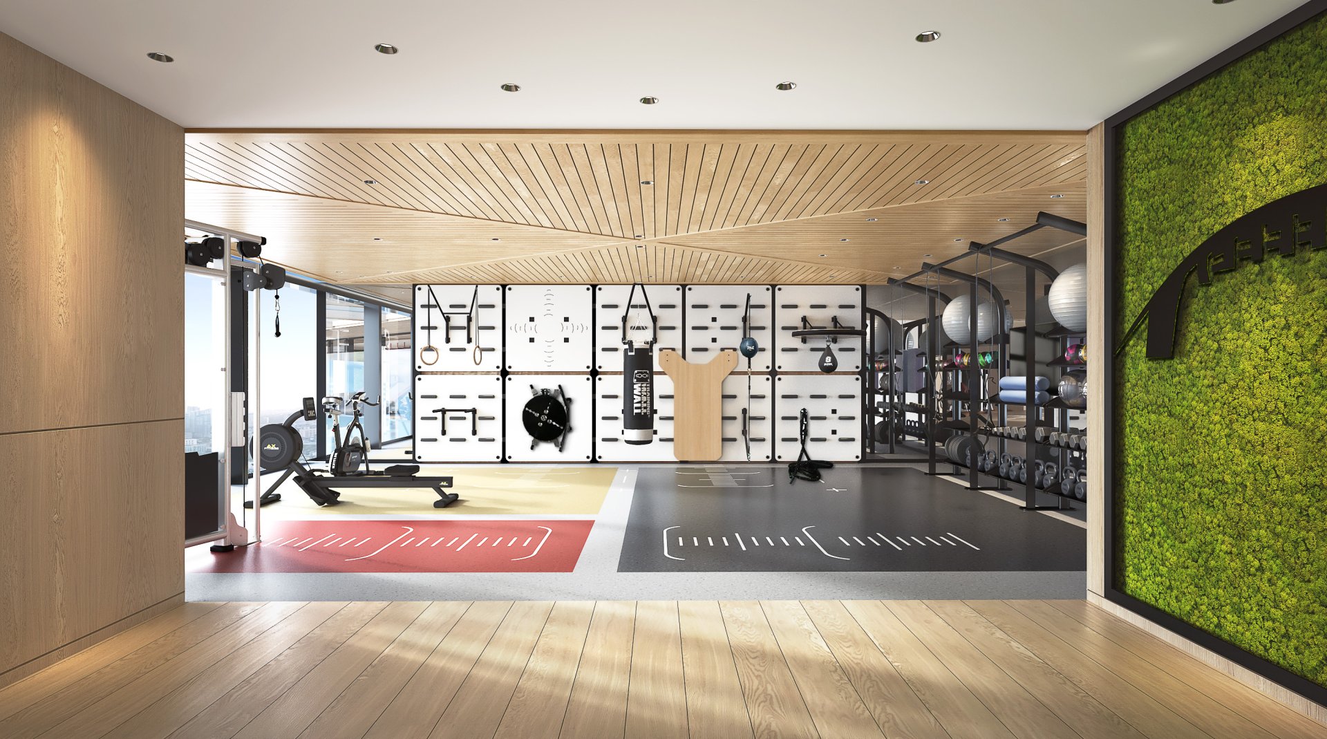 Laya cross training area render