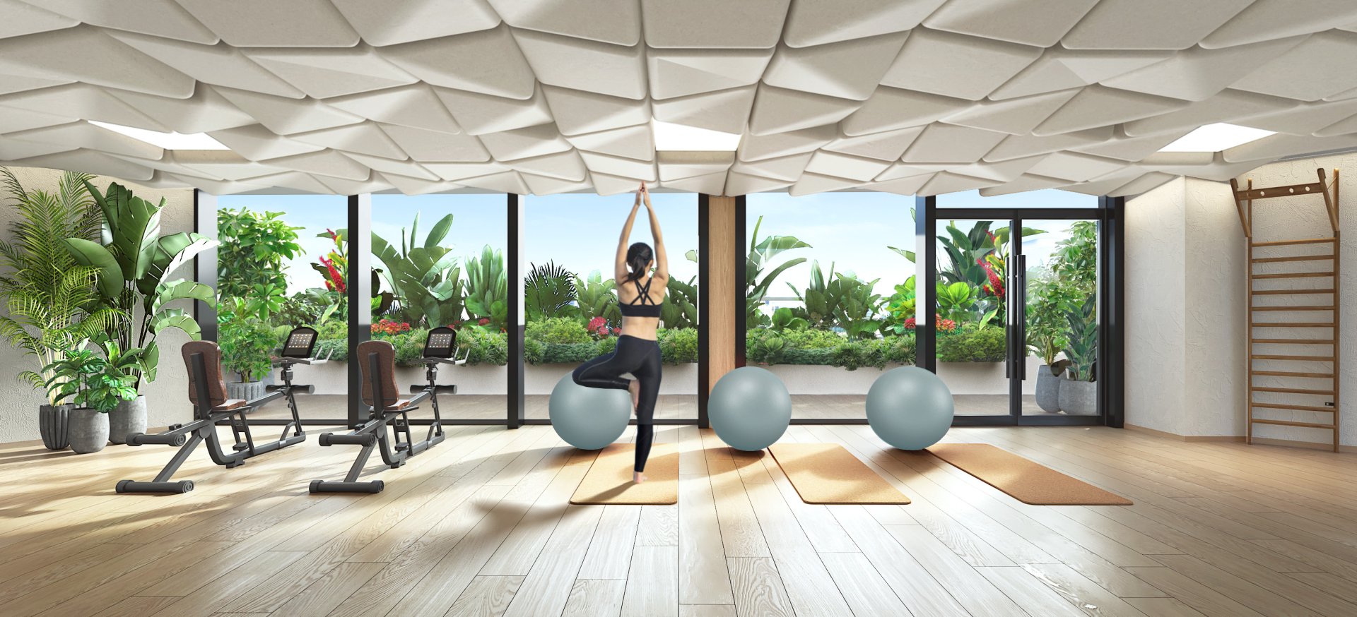 Laya yoga group area render