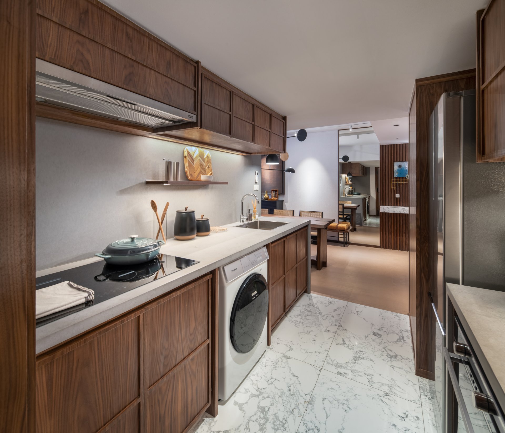 Laya 2-bedroom unit interior render, additional view