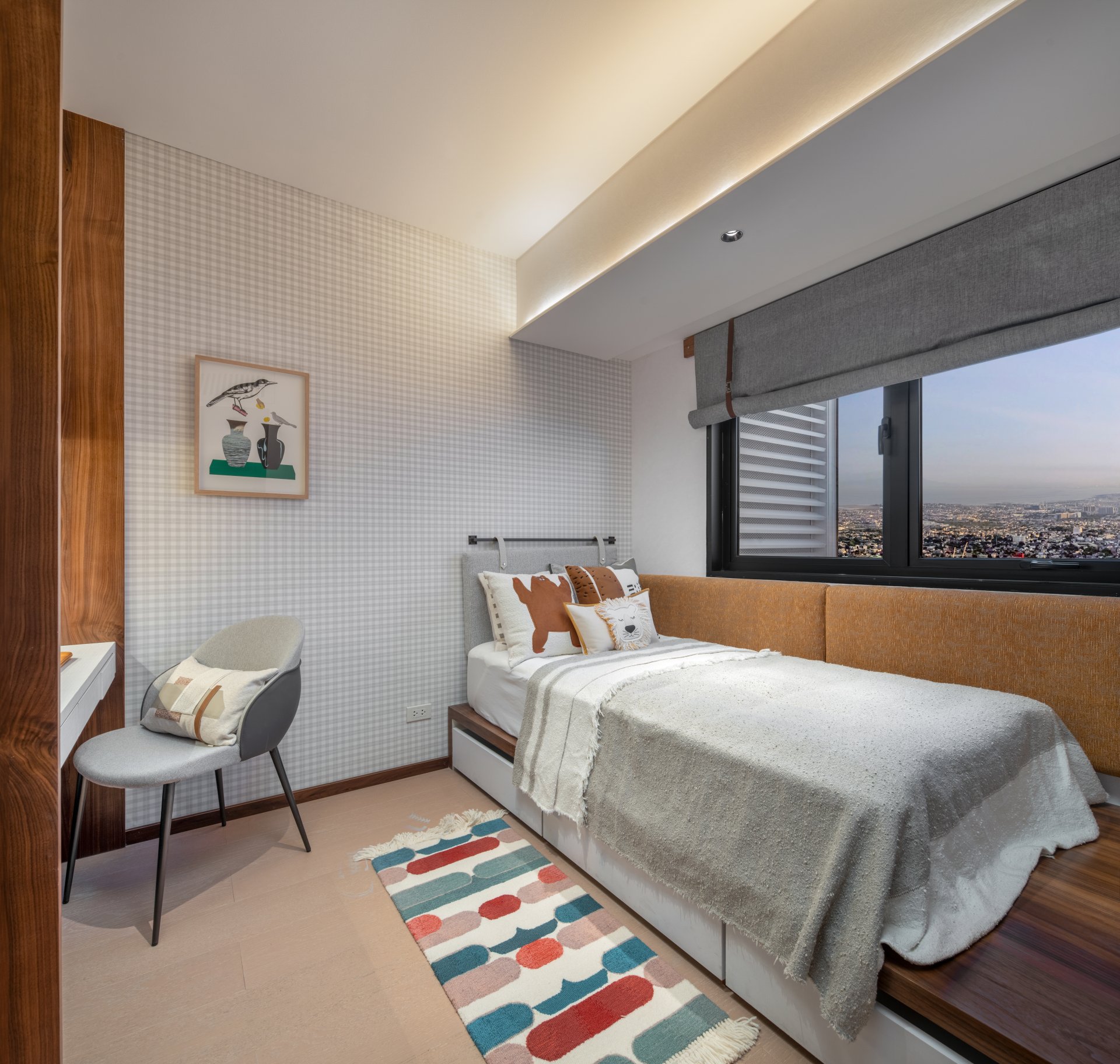 Laya 2-bedroom unit interior render, further view