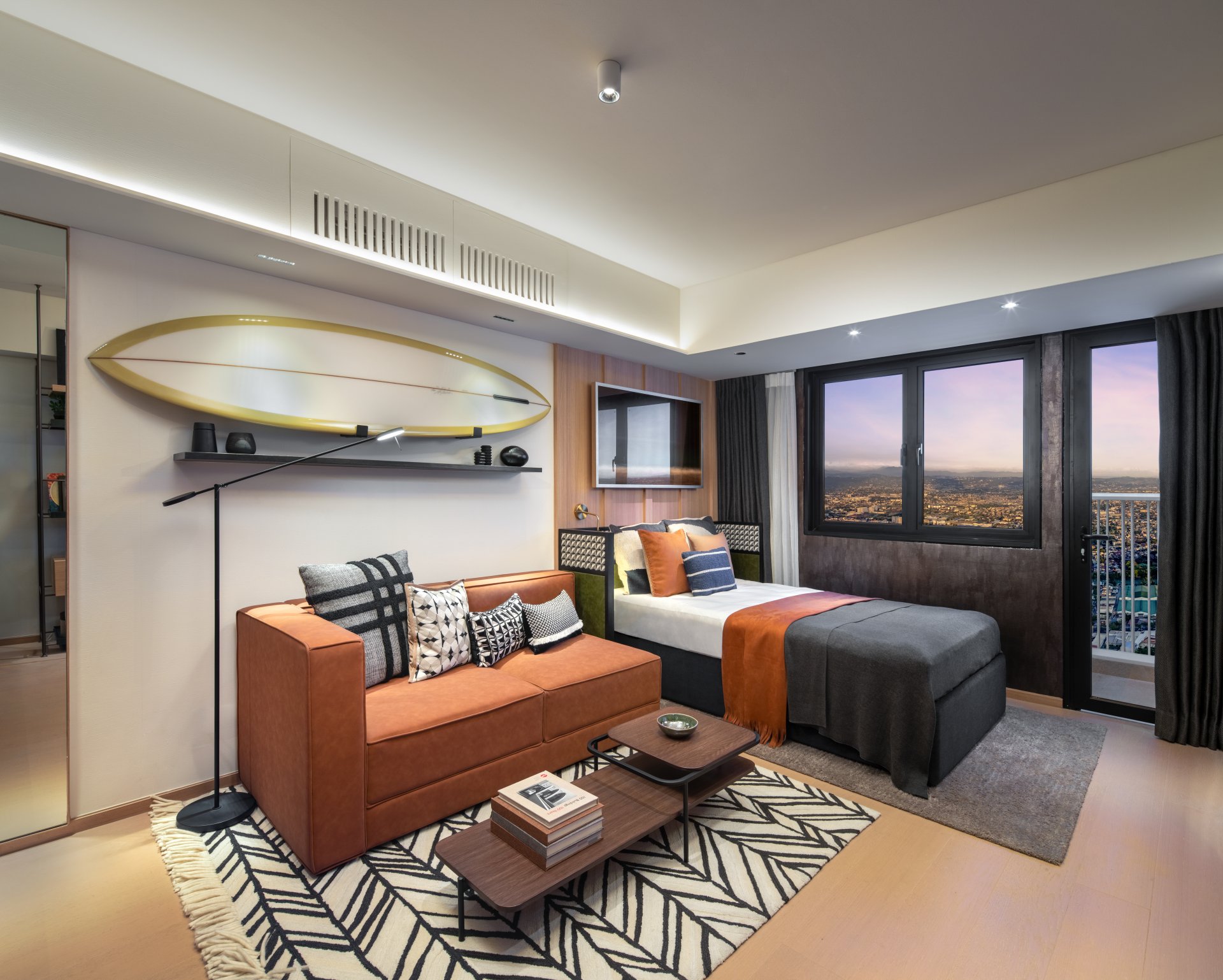 Laya studio unit interior render