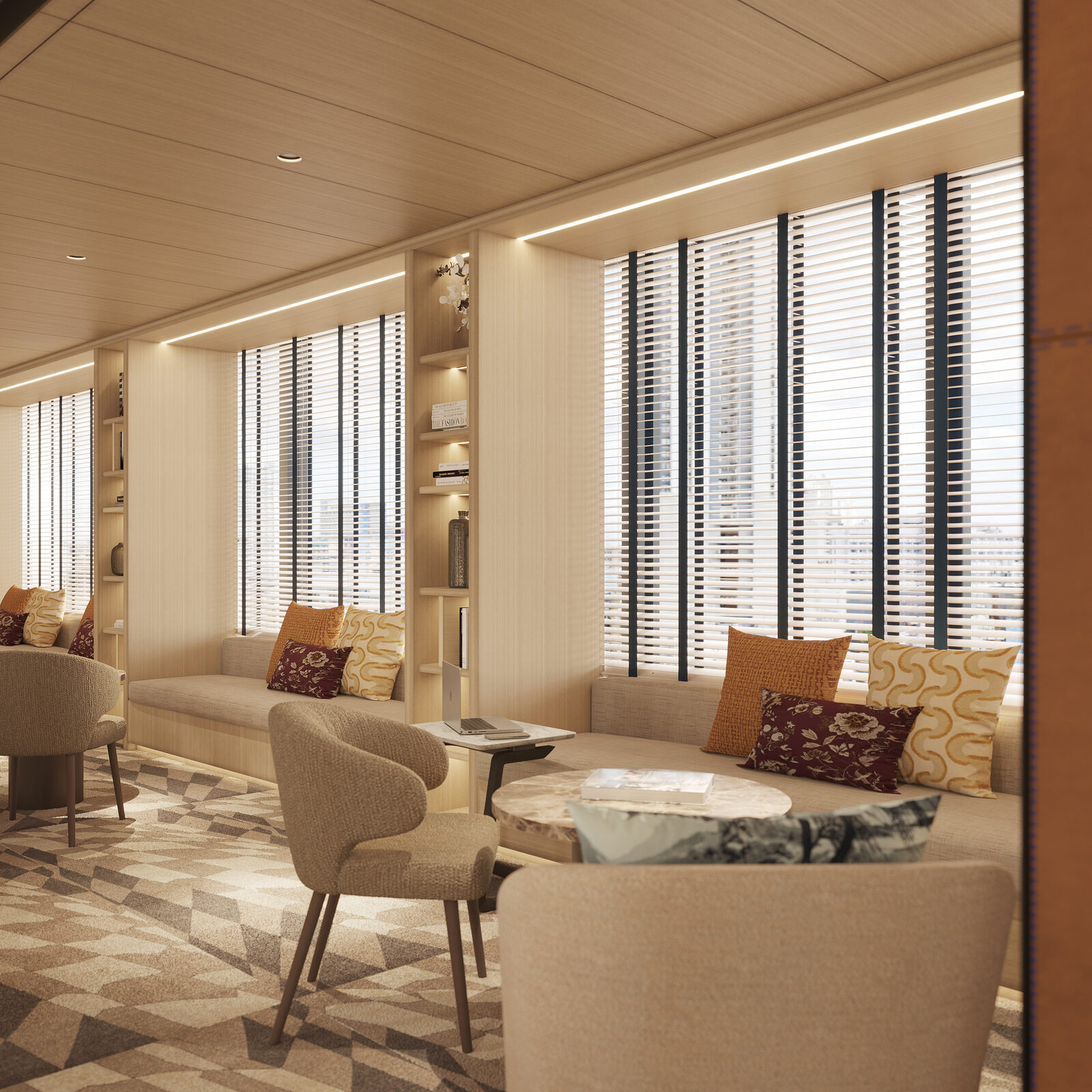 Shang Summit The Alcove reading nook render