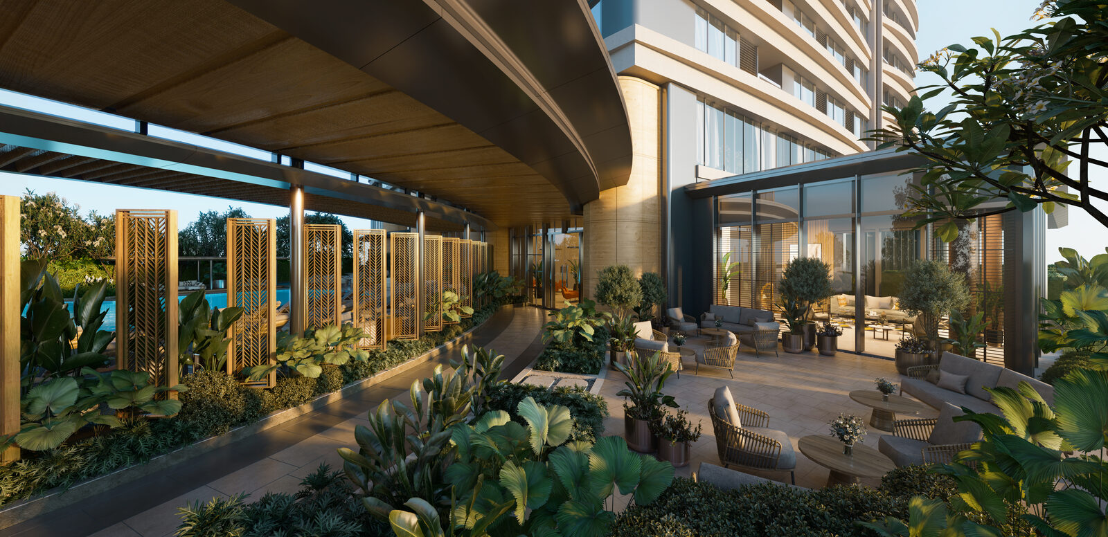 Shang Summit al fresco walkway photo