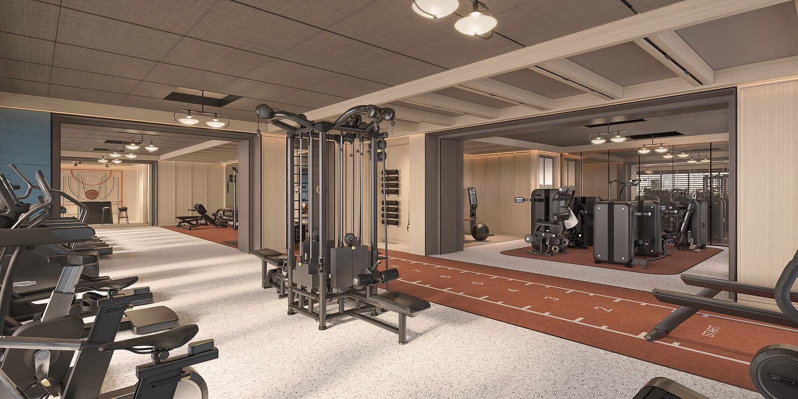 Shang Summit fitness equipment render