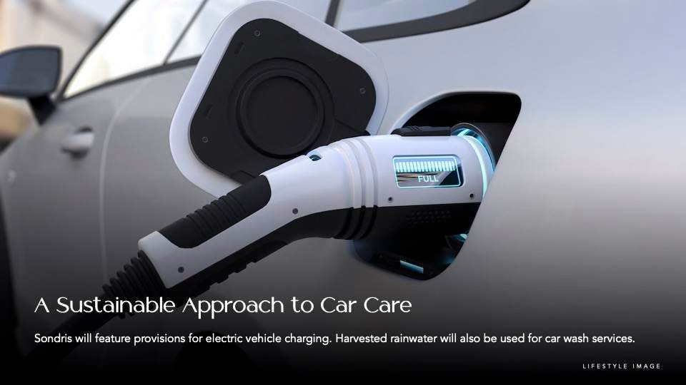 EV charging lifestyle photo