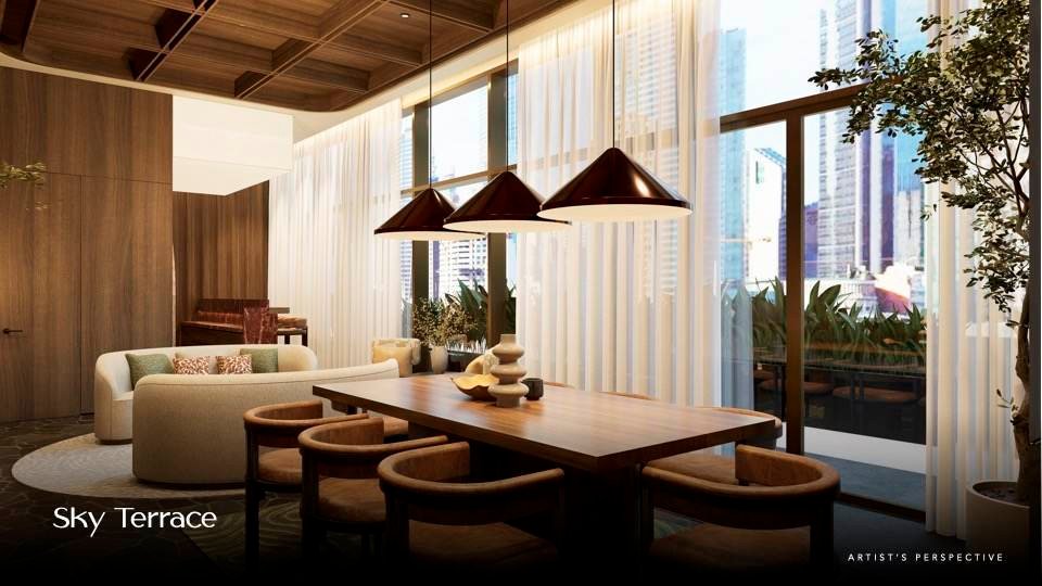 Sondris sky terrace dining render